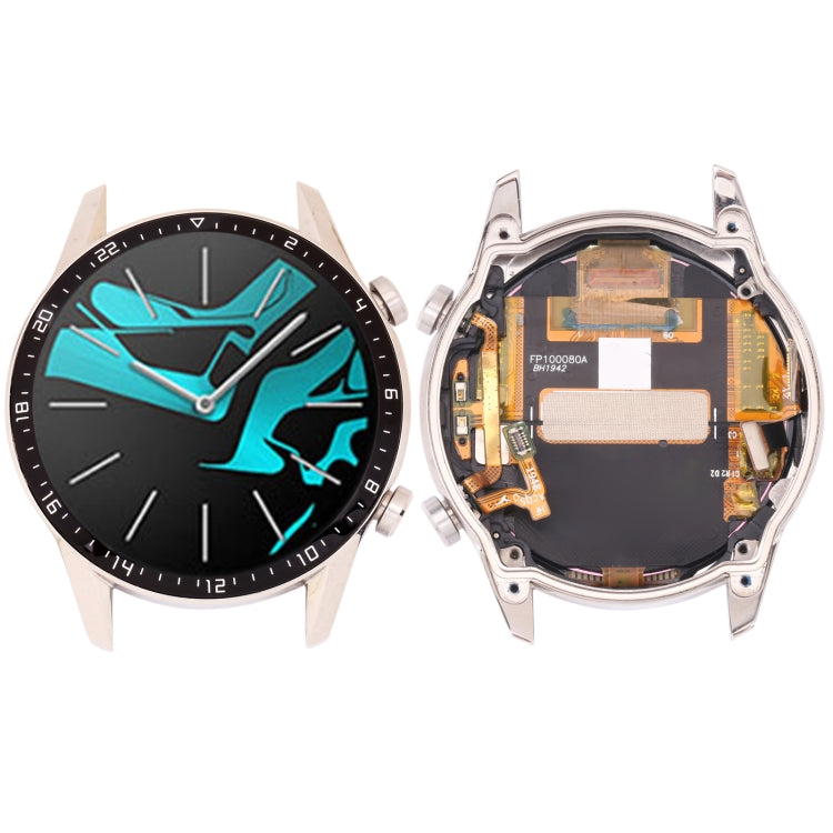 Écran LCD et numériseur complet avec cadre pour Huawei Watch GT 2 46 mm