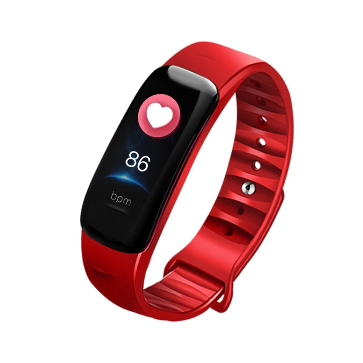 DOMIN0 C1S Bracelet intelligent à écran couleur IPS de 0,96 pouces IP67 étanche, prise en charge du rappel d'appel/surveillance de la fréquence cardiaque/surveillance de la pression artérielle/surveillance du sommeil/rappel de sédentarité/télécommande