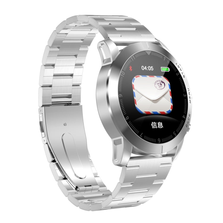 DTNO.1 S10 Bracelet intelligent à écran couleur TFT de 1,3 pouces IP68 étanche, bracelet de montre en acier, rappel d'appel de soutien/surveillance de la fréquence cardiaque/surveillance du sommeil/mode multisport