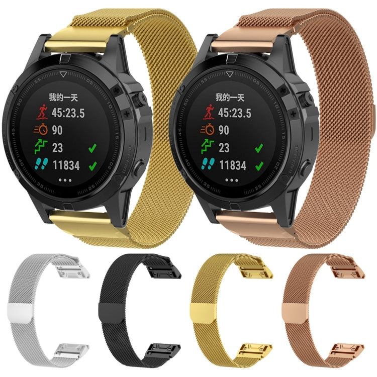 Pour bracelet de montre milanais Garmin Fenix 6X, For Garmin Fenix 6X