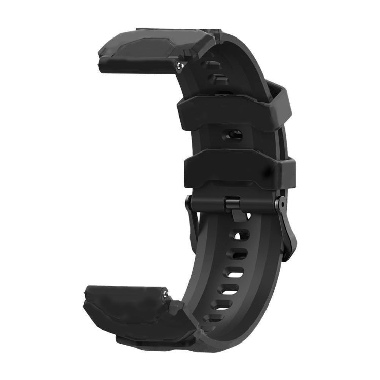 Pour bracelet de montre en silicone KOSPET TANK M1 Pro (CA0832B), Watch Band Camouflage, Watch Band Black