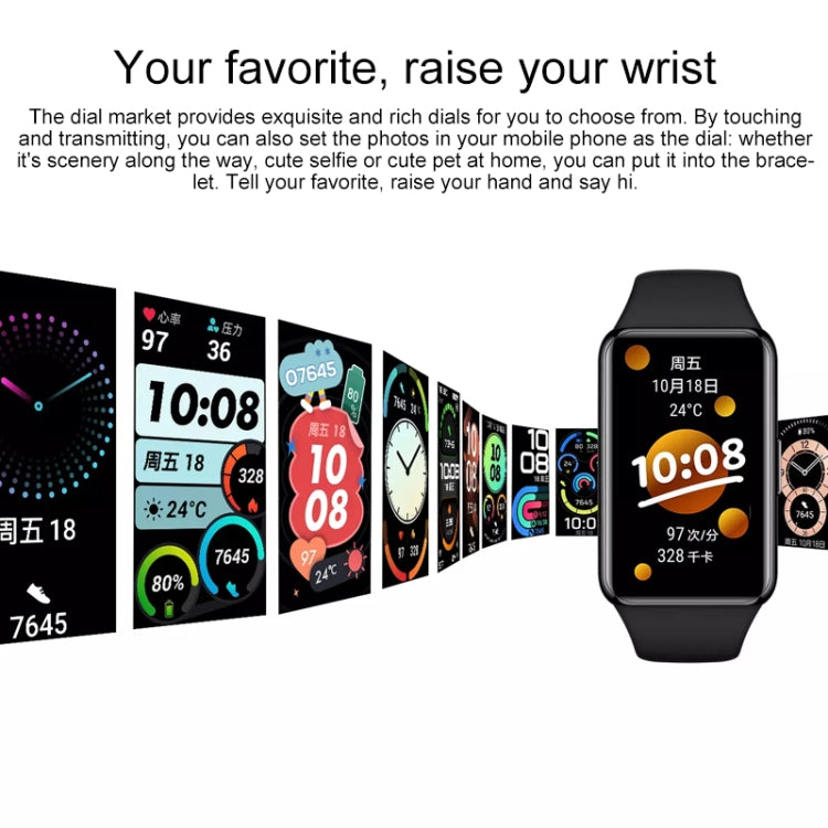 Écran couleur AMOLED d'origine Huawei Band 6 Pro 1,47 pouces