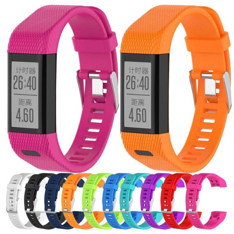 Bracelet de montre en silicone pour montre intelligente Garmin Vivosmart HR+