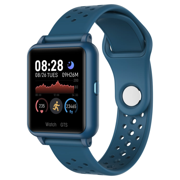 Montre intelligente P8 à écran couleur IPS de 1,3 pouces, prise en charge de la surveillance de la fréquence cardiaque/surveillance de la pression artérielle/surveillance du sommeil/surveillance de l'oxygène dans le sang