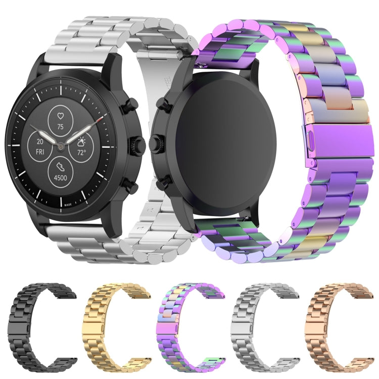 Bracelet de montre en acier de 22 mm, pour montre intelligente hybride Fossil HR, homme Gen 4 Explorist HR/Sport masculin