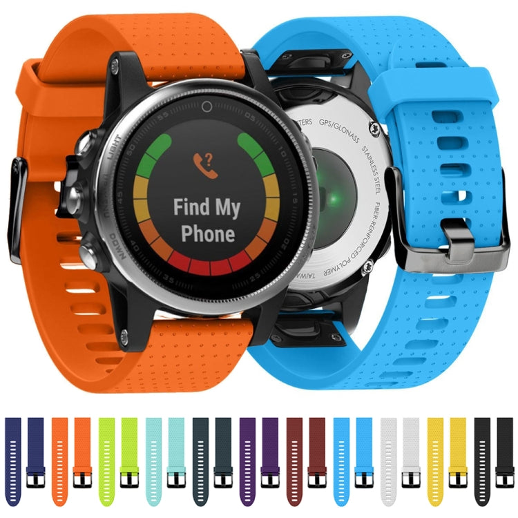 Bracelet de montre en silicone amovible rapide Fenix 5S 20 mm