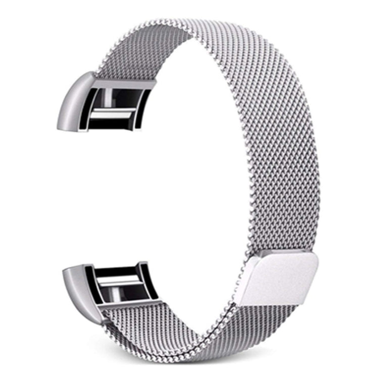 Bracelet de montre intelligent en acier inoxydable pour FITBIT Charge 2, taille : S, Size: S