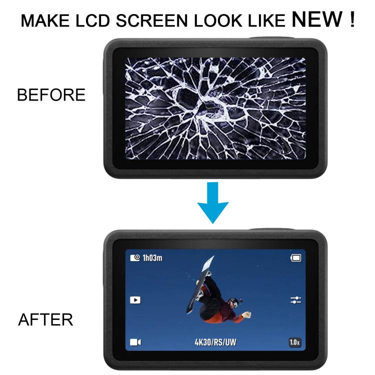 Écran LCD arrière principal d'origine pour DJI Osmo Action 5 Pro, numériseur complet avec cadre, For DJI Osmo Action 5 Pro(Original)