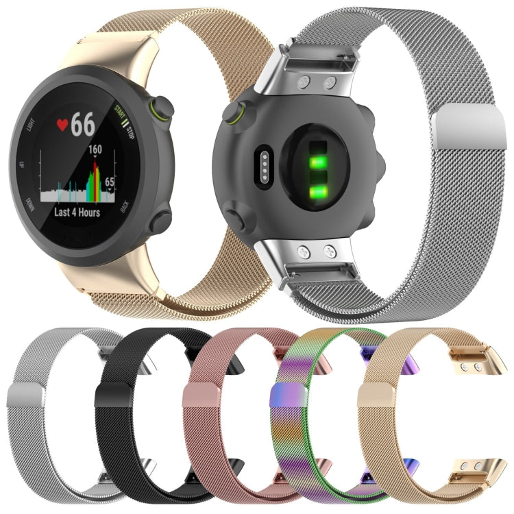 Pour Garmin Forerunner 35 / 30 bracelet de montre de remplacement milanais, For Garmin Forerunner 35 / 30