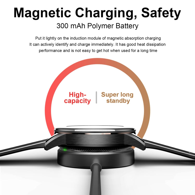H6 1,28 pouces écran tactile IP67 montre intelligente étanche, prise en charge des appels Bluetooth/surveillance du sommeil/surveillance de la fréquence cardiaque
