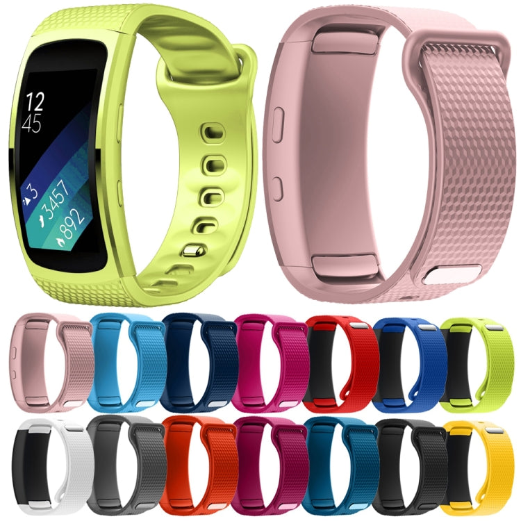 Pour Samsung Gear Fit2 Pro Bracelet de remplacement en silicone Bracelet de montre, S, L