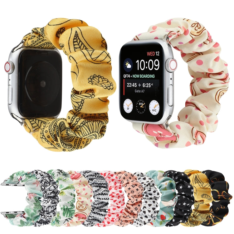 Bracelet de remplacement pour anneau de cheveux en tissu pour, Apple Watch Series 8&7 45mm / SE 2&6&SE&5&4 44mm / 3&2&1 42mm, Apple Watch Series 8&7 41mm / SE 2&6&SE&5&4 40mm / 3&2&1 38mm