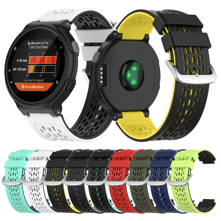 Pour Garmin Approach S2 / S4 Bracelet de rechange en silicone bicolore, For Garmin Approach S2 / S4