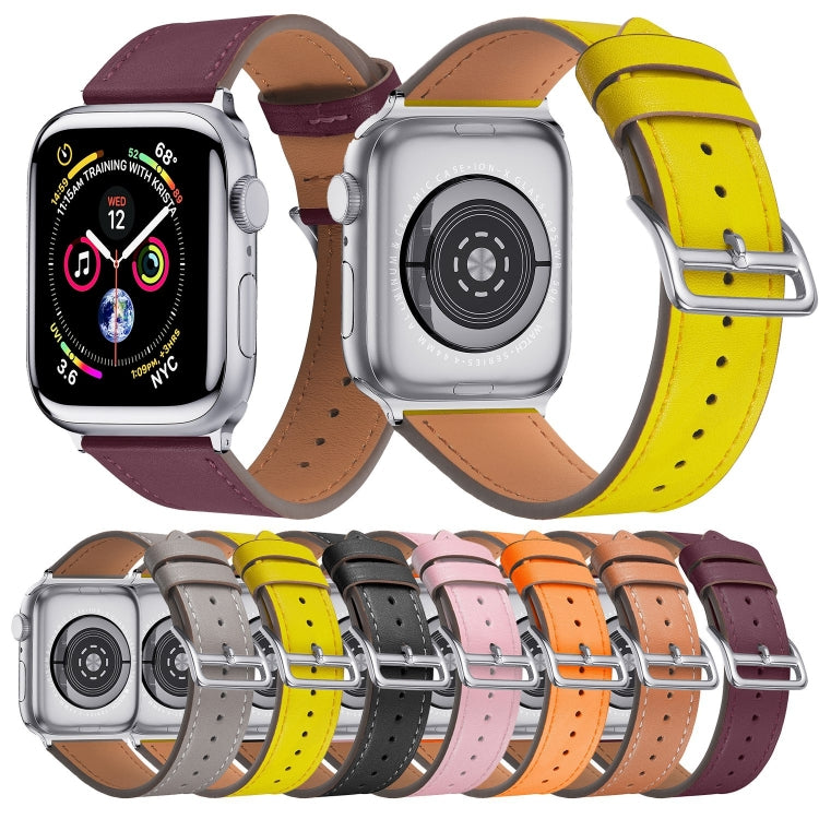 Bracelet de montre en cuir de remplacement à petite taille, For Apple Watch Series 7 41mm / & 6 & SE & 5 & 4 40mm, For Apple Watch Series 7 45mm / & 6 & SE & 5 & 4 44mm