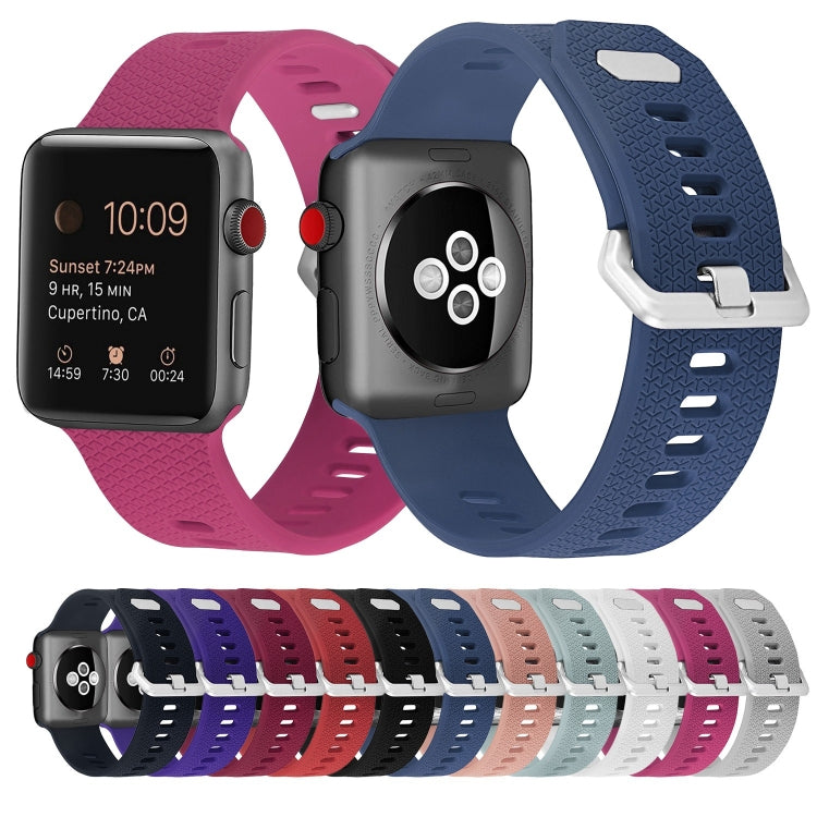 Bracelet de remplacement en silicone pour Apple Watch Series, 7 45mm / 6 & SE & 5 & 4 44mm / 3 & 2 & 1 42mm, 7 41mm / 6 & SE & 5 & 4 40mm / 3 & 2 & 1 38mm