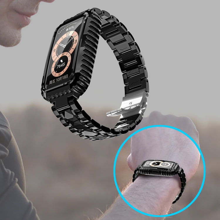 Bracelet de montre en acier inoxydable, For Huawei Band 6 / Honor Band 6, For Xiaomi Mi Band 6 / 5