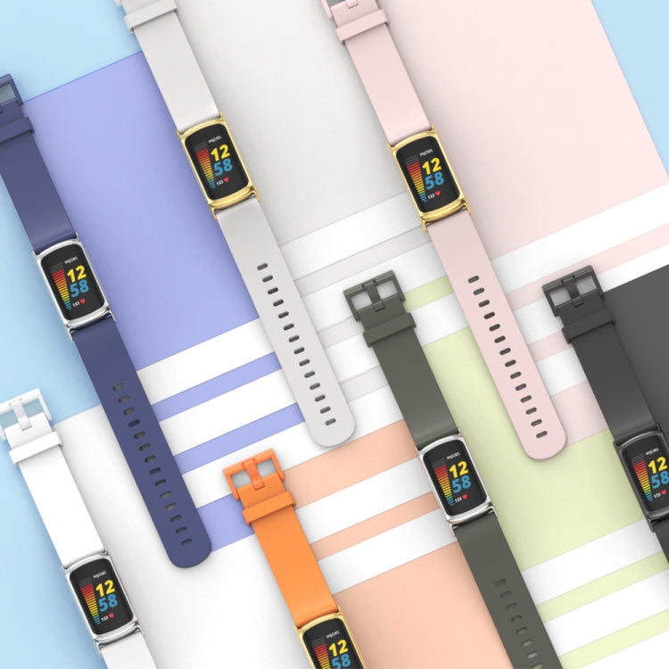Bracelet de montre en silicone souple Mijobs, For Fitbit Charge5