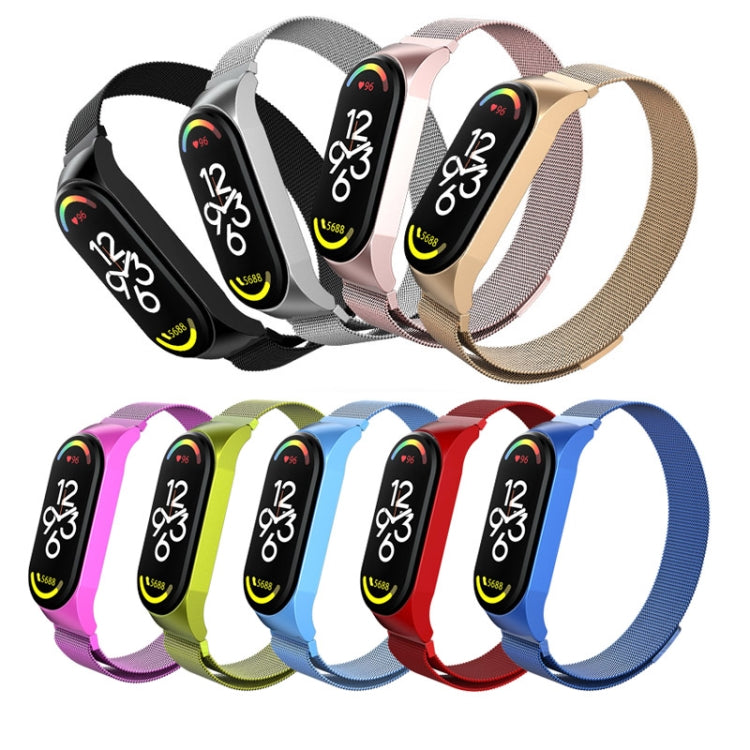 Bracelet de montre en métal milanais, For Xiaomi Mi Band 7