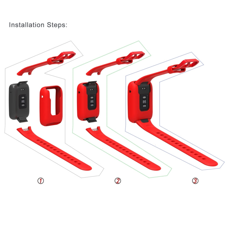 Bracelet de montre élastique réglable en silicone Xiaomi Mi Band 7 Pro