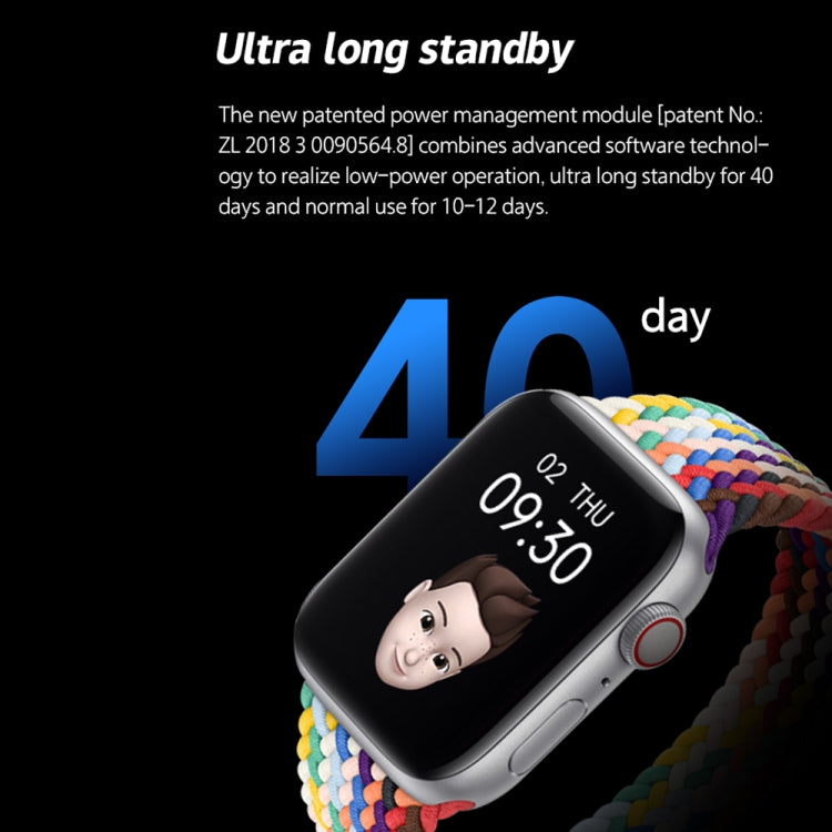 W17 Pro Max Montre intelligente en silicone avec rappel de message d'appel Bluetooth 1,9 pouces