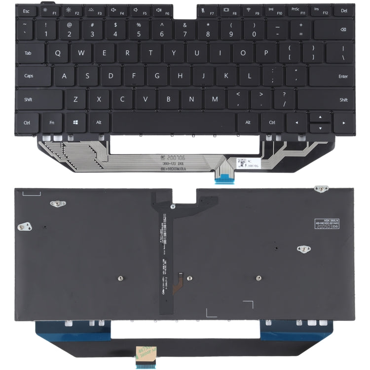 Clavier version US avec rétroéclairage