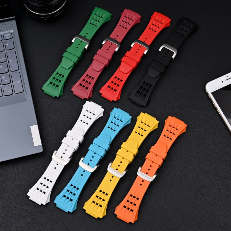 Boîtier de bracelet de montre transparent en caoutchouc fluoré, For Apple Watch Series 8&7 45mm, For Apple Watch Series 8&7 45mm/SE 2&6&SE&5&4 44mm