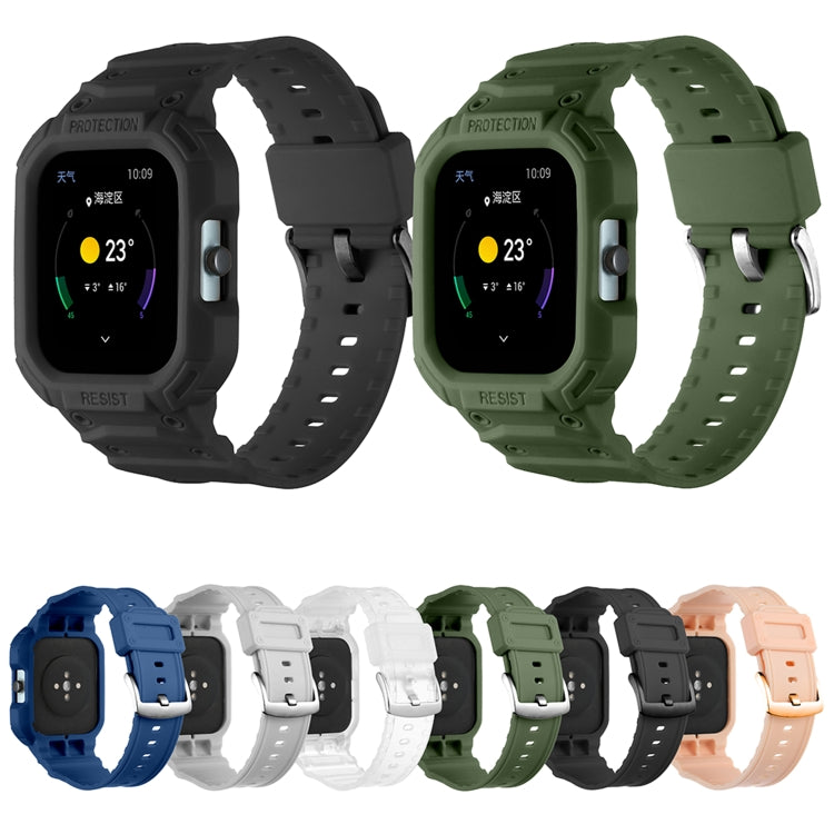 Bracelet de montre en silicone intégré universel, For Amazfit GTS 4 / 3 / 2 / 1