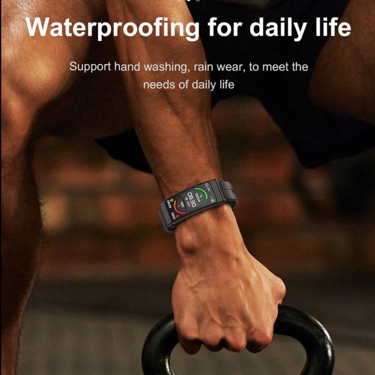 K13 1,14 pouces bande de silicone écouteur détachable montre intelligente prise en charge Bluetooth appel, Silicone Band (Black), Silicone Band (Red), Silicone Band (Black Silver)