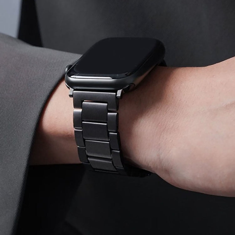 Bracelet de montre en alliage de titane à démontage rapide, For Apple Watch Ultra 49mm / Series 8&7 45mm / SE 2&6&SE&5&4 44mm / 3&2&1 42mm, For Apple Watch Series 8&7 41mm / SE 2&6&SE&5&4 40mm / 3&2&1 38mm