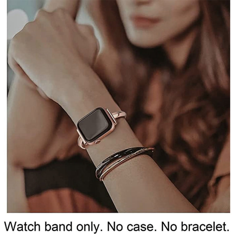 Bracelet de montre en acier inoxydable, For Apple Watch Ultra 49mm / Series 8&7 45mm / SE 2&6&SE&5&4 44mm / 3&2&1 42mm, For Apple Watch Series 8&7 41mm / SE 2&6&SE&5&4 40mm / 3&2&1 38mm