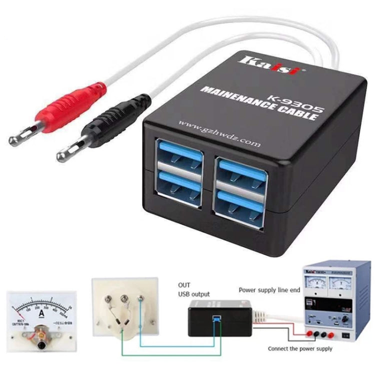 Câble de démarrage d'activation d'alimentation Kaisi K-9035 pour iPhone 6 à 14 Pro Max