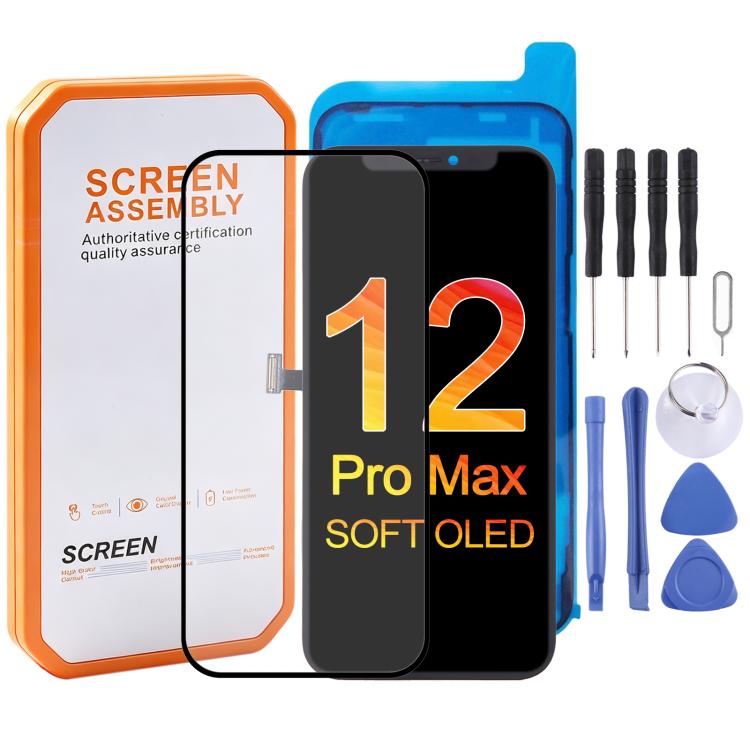 Écran LCD OLED souple pour avec assemblage complet du numériseur