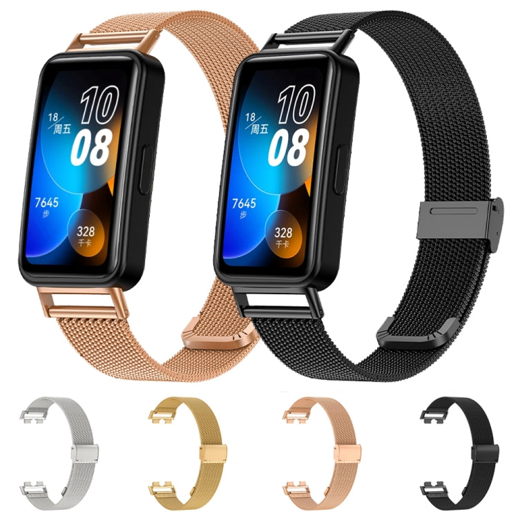 Bracelet de montre Milan en maille métallique en acier inoxydable 16 mm, For Huawei Band 8