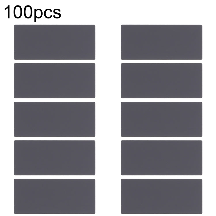 Autocollant de bande adhésive noire de batterie de 100set