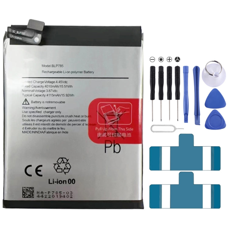 Remplacement de la batterie, BLP845, BLP861, BLP785