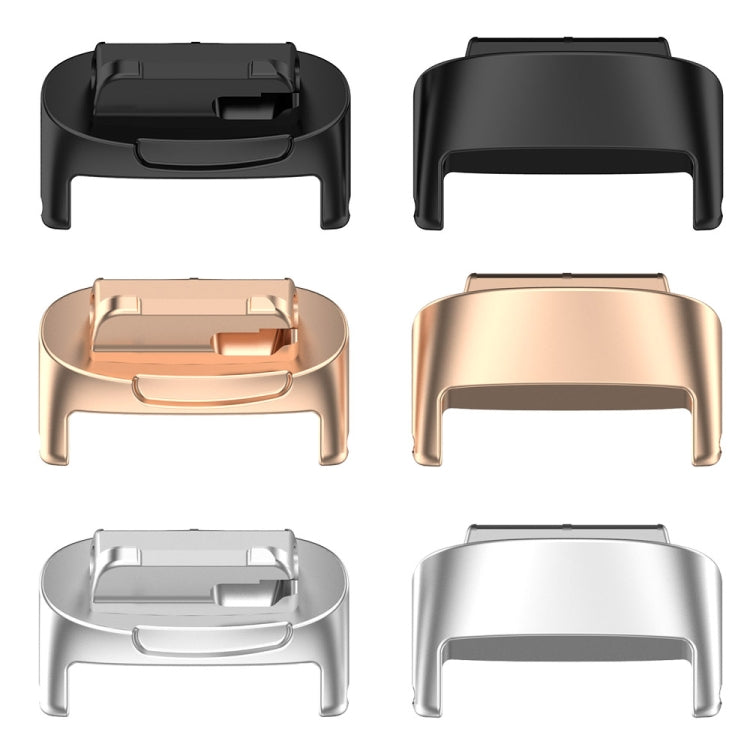 1 paire de connecteurs de bracelet de montre en métal en acier inoxydable, For Fitbit Inspire 3