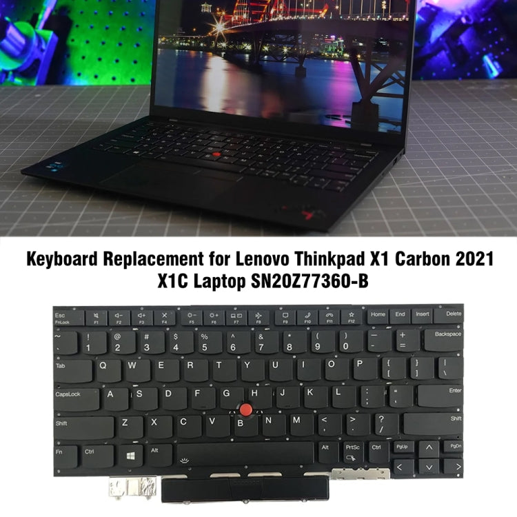 Clavier rétroéclairé pour ordinateur portable version américaine