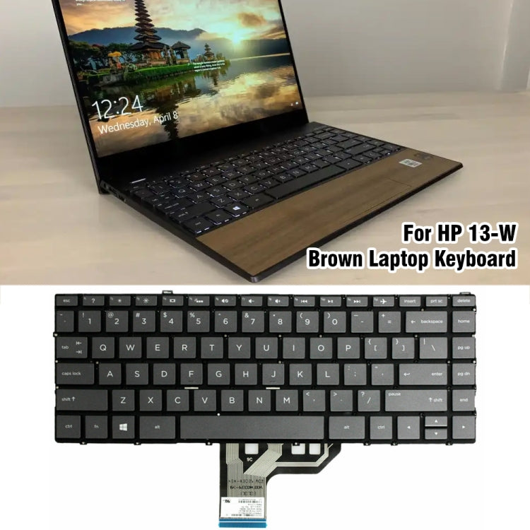 Clavier d'ordinateur portable marron version US