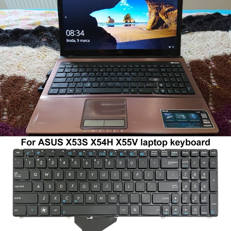 Clavier d'ordinateur portable version américaine, For AsusX53S X54H X55V K52 K53 G51