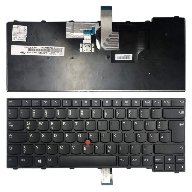 Clavier d'ordinateur portable version allemande