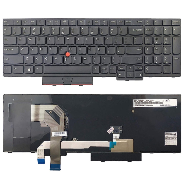 Clavier d'ordinateur portable, For Lenovo 110 Touch-15ACL / 110-15ACL, For Lenovo Legion Y520 Y520-15IKB, For Lenovo IdeaPad 320-14ISK 320-14IKB, For Lenovo ThinkPad T570