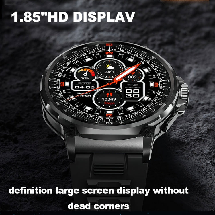 V69 IP68 BT5.0 1,85 pouces Smart Watch prend en charge la détection d'appel vocal/sommeil
