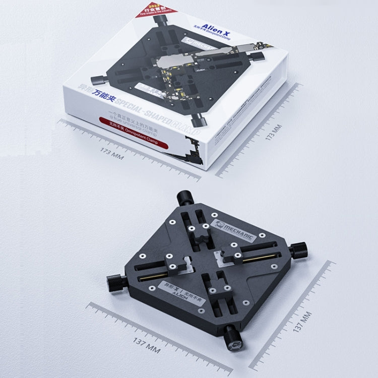 Mechanic Alien Support de carte mère universel à rotation de forme spéciale X 360