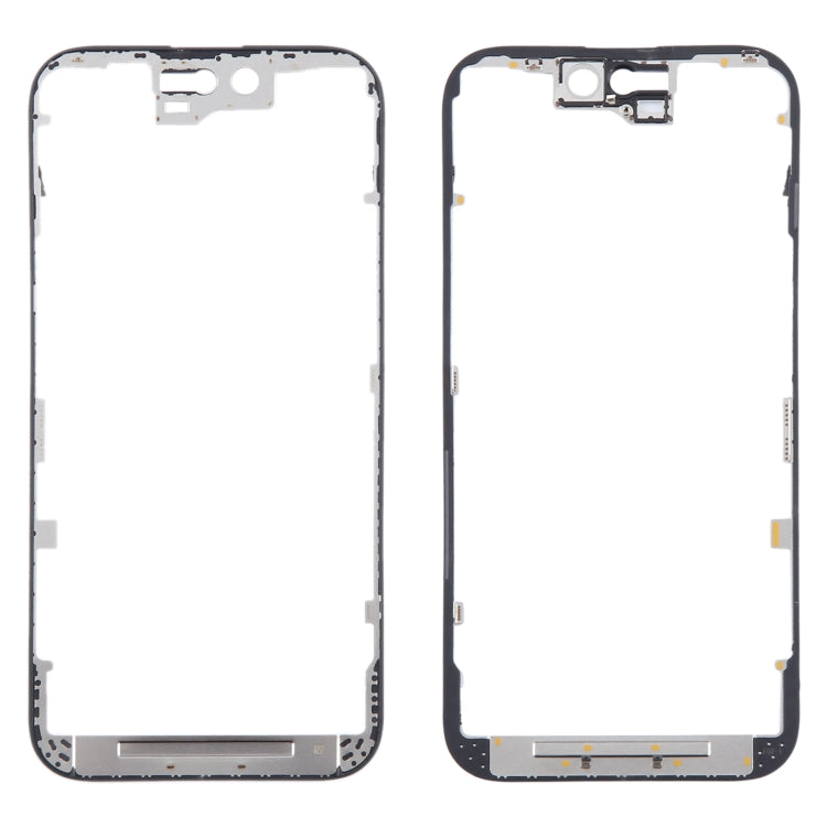 Cadre de cadre d'écran LCD avant, For iPhone 16 Pro Max, For iPhone 16 Pro, For iPhone 16 Plus, For iPhone 16, For iPhone 15 Pro Max, For iPhone 15 Pro, For iPhone 15 Plus, For iPhone 15