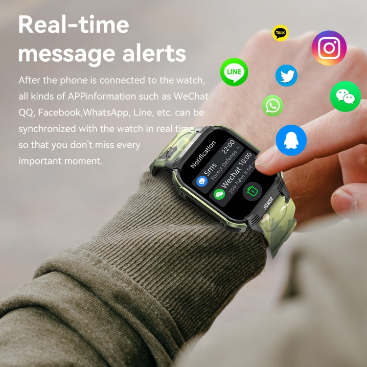La montre intelligente LEMFO LT08 avec écran TFT de 1,85 pouces prend en charge les appels Bluetooth