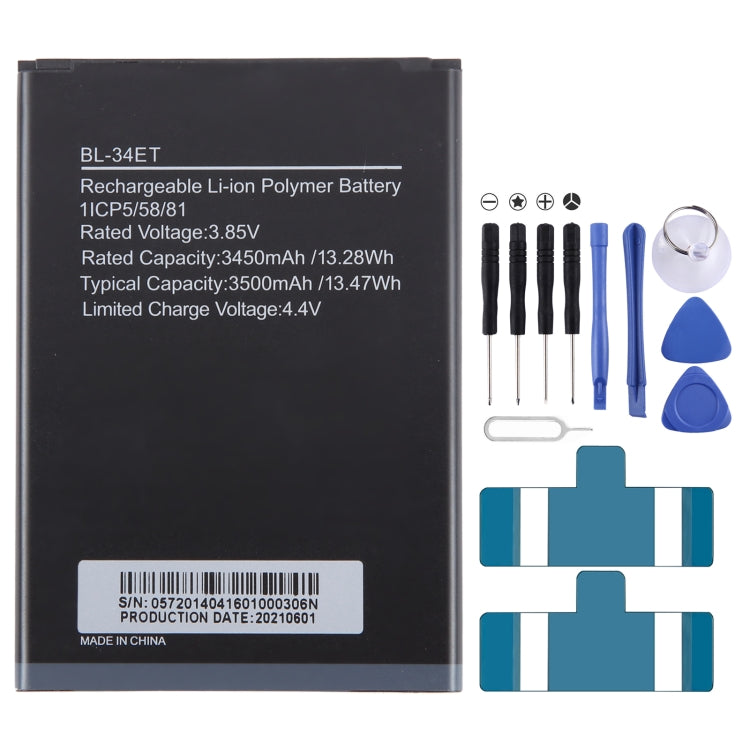 Remplacement de la batterie, For Tecno Pop 5 GO BL-38BT 4000mAh, For Tecno Spark Go/4 Air 3000mAh, For Tecno Pop 3 BB2 BL-34ET 3500mAh