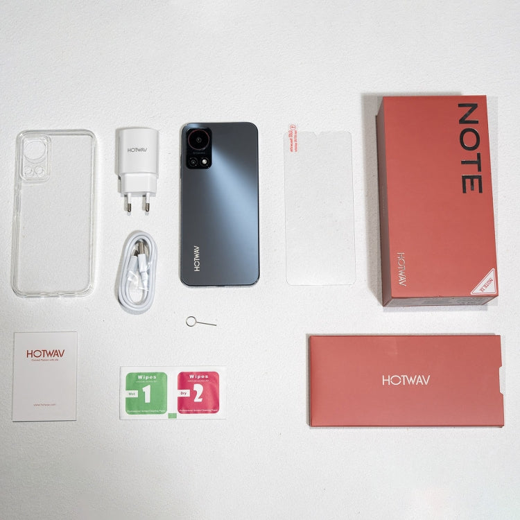 HOTWAV Note 13, identification par empreinte digitale latérale, 6,6 pouces Android 13 T606 Octa Core jusqu'à 1,6 GHz, réseau : 4G, NFC, OTG, 4GB+128GB