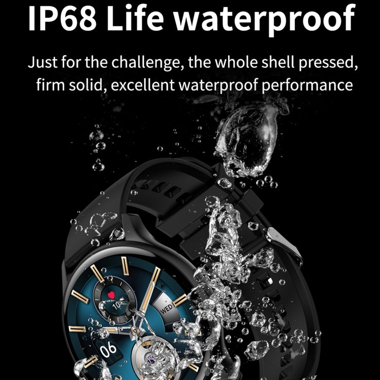 LEMFO HK89 1,43 pouces BT5.0 IP67 Montre intelligente de sport, prise en charge des appels Bluetooth/notification de message/moniteur de santé de fréquence cardiaque/tension artérielle