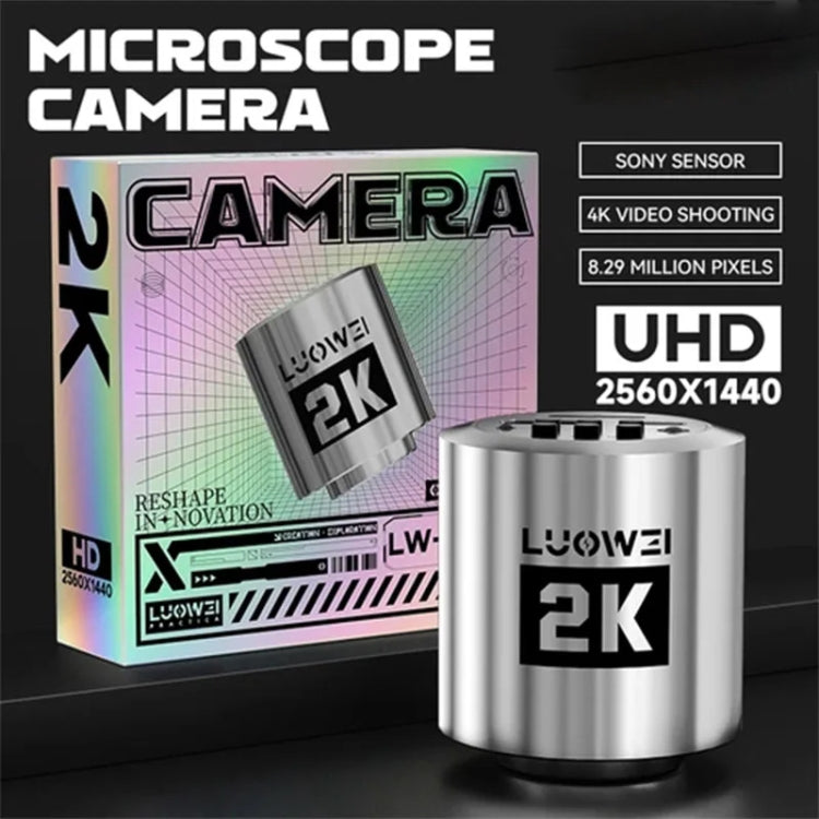 Caméra microscope Luowei LW-GK20 UHD 1080P / 2K avec zoom numérique 5X et stockage personnalisé, LW-GK20