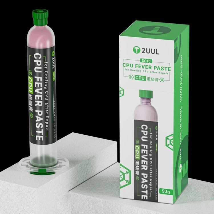 Graisse silicone conductrice thermique pour processeur hautes performances 2UUL SC10 50 g